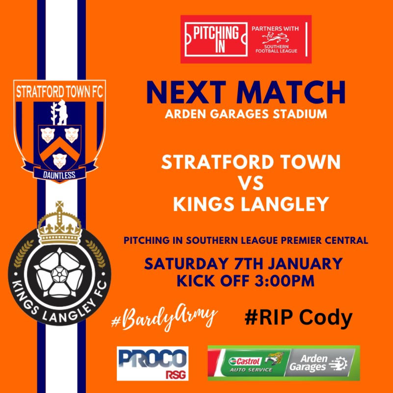 KINGS LANGLEY Saturday 7th January 2023